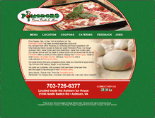 Tablet Screenshot of pomodoropizzapasta.com